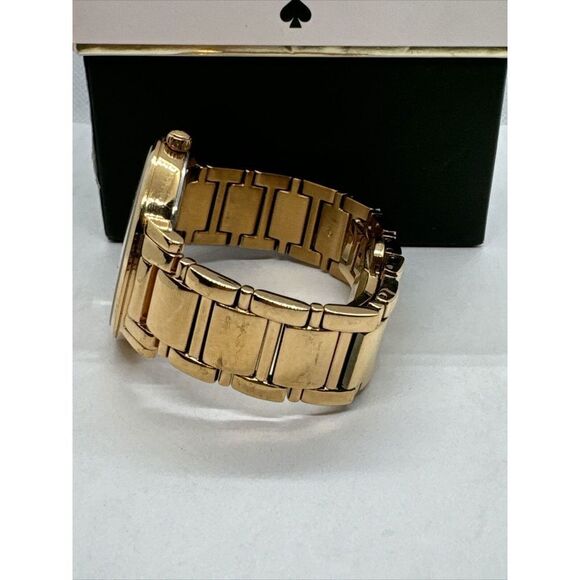 Kate Spade Gramercy Grand 0641 Women\'s Rose Gold Analog Dial Quartz Watch JNA132